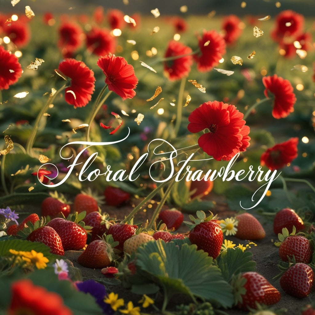 Floral Strawberries
